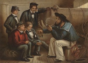 En gammel sømandsgarn (chromolitho)