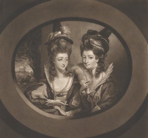 Mrs. Gwyn & Mrs. Bunbury i Characters of The Merry Wives of Windsor, 1780..
