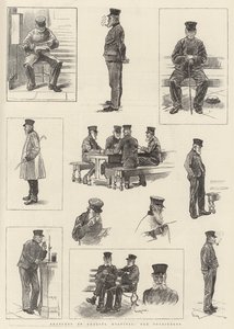 Skitser på Chelsea Hospital, Old Pensioners