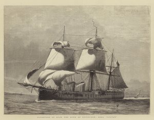 Afgang af HKH, hertugen af Edinburgh, HMS Sultan