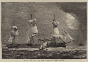 HMS Shahen, den nye hurtigsejlende dampfregat