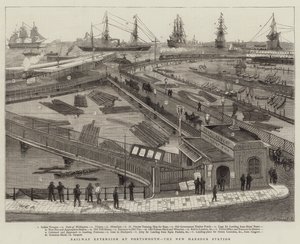 Jernbaneudvidelse i Portsmouth, den nye havnebanegård