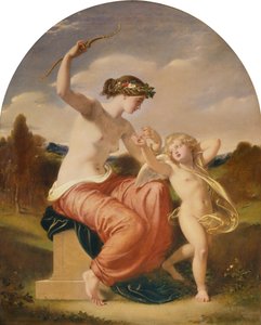 Venus afvæbner Amor