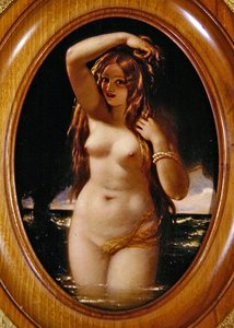 Water Sprite (olie på panel)