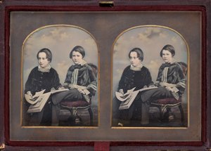 Portræt af to drenge, 1850
