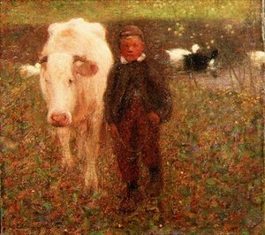 Den hvide ko af William Edward Stott