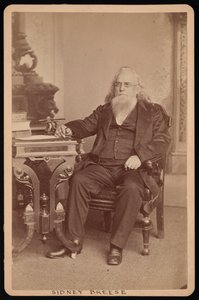 Portræt af Sidney Breese 1800-1878, før 1878. af William Emory Bowman