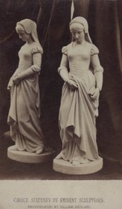 Statuer udstillet på den internationale udstilling, London af William England