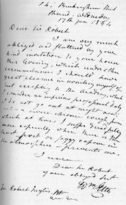 Et brev fra William Etty, 17. januar 1844 1904 af William Etty