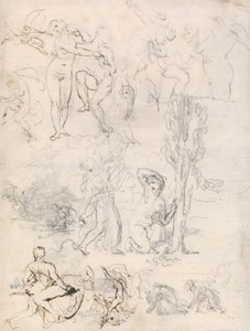Ark med skitser af William Etty
