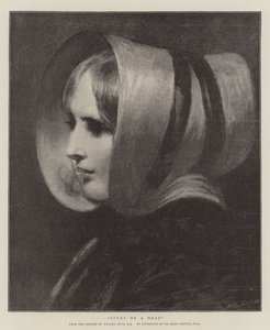 Studie af et hoved af William Etty