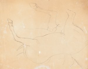 Studie af en hest [verso] af William Etty