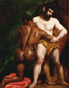 Wrestlerne af William Etty