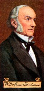 William Ewart Gladstone, taget fra en række cigaretkort, 1935 af William Ewart Gladstone