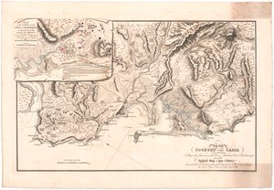 Et kort over Cadiz af William Faden