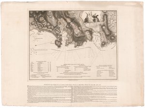 En plan for Ste. Lucie af Faden af William Faden