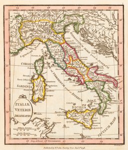 Det gamle Italien. Kort.