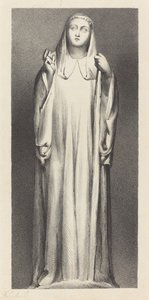 Figur fra Peterborough Cathedral af William Fairland after John Flaxman