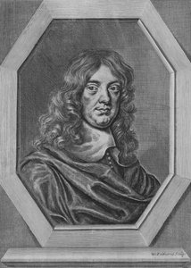 Abraham Cowley, engelsk digter (gravering)