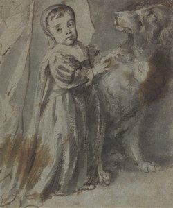 Charles II, da han var barn af William Faithorne