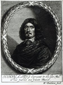 Henry Lawes (1596-1662) af William Faithorne