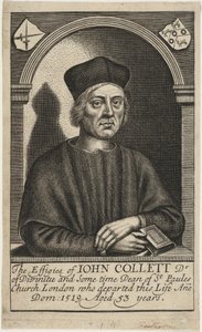 John Colet, D.D. af William Faithorne
