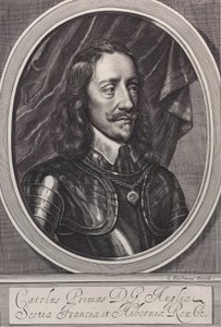 Kong Charles I, ca. 1658.. af William Faithorne