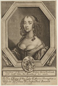 Lady Katherine Harrington af William Faithorne