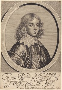 Vilhelm 2., prins af Oranien af William Faithorne