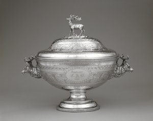 Suppe Terrine, ca. 1860 (sølv) af William Forbes