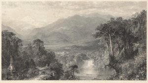 Andesbjergenes hjerte af William Forrest, after Frederic Edwin Church