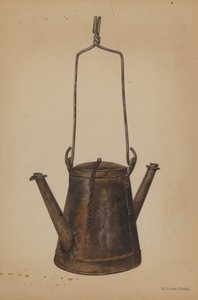 To sprøjtede fakkel, ca. 1942. af William Frank
