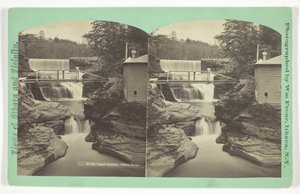 Øvre kaskade. Ithaca Gorge, slutningen af det 19. århundrede. af William Frear