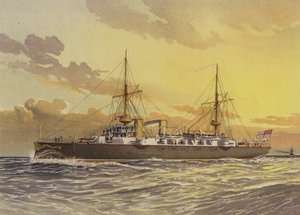 HMS Undaunted, 1. klasse krydser - med bælte