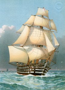HMS Victoria, Royal Navy 121 kanon krigsskib, c1859 c1890-c1893.