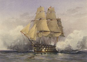 The Victory (farve litho) af William Frederick Mitchell