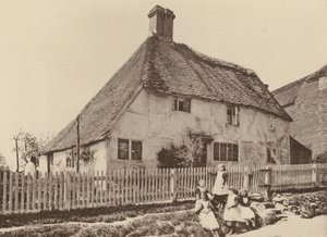 Ved Burwash, Sussex (s/h-foto) af William Galsworthy Davie