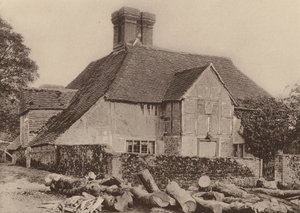 Ved Easebourne, nær Midhurst, West Sussex (s/h-foto) af William Galsworthy Davie