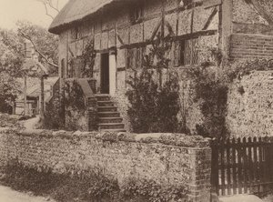 Ved Houghton, West Sussex (s/h-foto) af William Galsworthy Davie