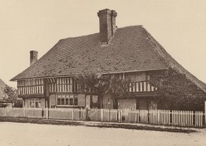Bell Farm House, Harrietsham, Kent (s/h-foto) af William Galsworthy Davie