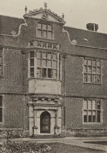 Døråbning, Entrance Bay, South Wing, Cobham Hall (s/h foto) af William Galsworthy Davie