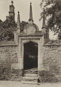 Doorway, Paynis Almshouses, Oundle (s/h foto)