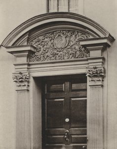 Døråbning, Pudding Lane, Maidstone, Kent (s/h foto)