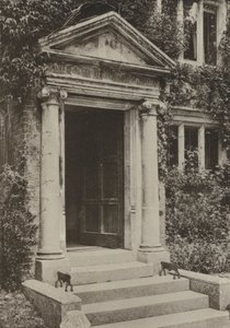 Doorway, The Deanery, Battle, Sussex (s/h-billede) af William Galsworthy Davie