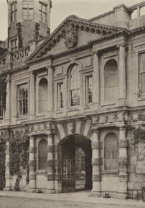 Doorway, The Gateway, Castle Ashby, Northants (s/h-billede) af William Galsworthy Davie