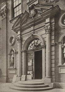 Doorway, The Guildhall, Worcester (s/h-billede) af William Galsworthy Davie