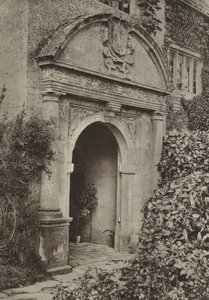 Doorway, The Manor, Upper Swell, Gloucestershire (s/h-billede) af William Galsworthy Davie