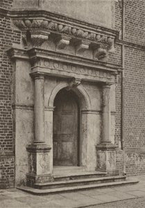 Doorway, The South Wing, Cobham Hall (s/h foto) af William Galsworthy Davie