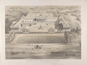 Brighton, Design til et Royal Marine Palace, der foreslås opført af William Gauci