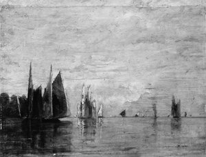 Tidlig morgen - Venedig, ca. 1905. af William Gedney Bunce
